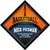 Diamond Plaque- Basketball [PFCDIA-8-BK]