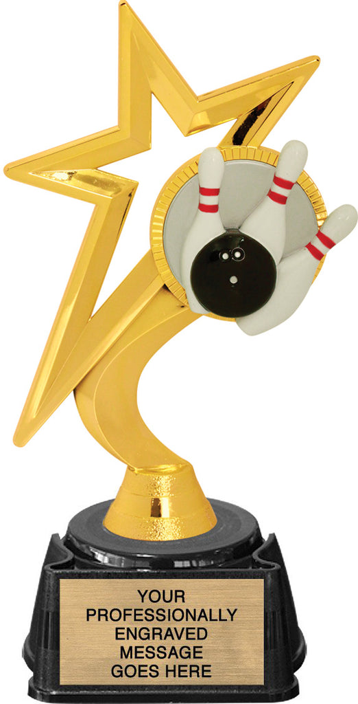 Bowling Gold Star Trophy [TGS7-BW]