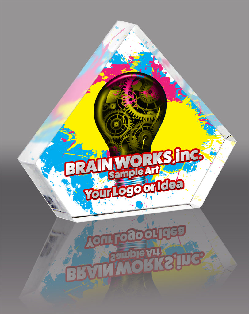 Arrowhead Full Color Acrylic Award- 4.5 inch [ATARW-4-FC-Q]