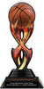 Basketball Tribal Flames Acrylic Trophy- 10 inch [TACR10-TF-BK-Q]