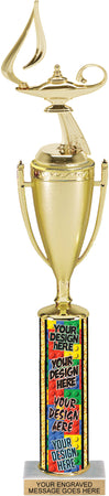Custom Column Cup Trophy - 17 inch [TXC17-Z]