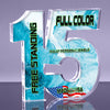 15 Color Acrylic Award - 6.5 x 6.5 x 1 inch Thick [ATNMNB-15-6-FC-Q]