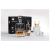 27oz Rectangle Glass Decanter Set with Four 8 oz. Glasses [DWJ351S]
