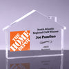 1 inch Thick Acrylic Single Gable Real Estate/Home Award - 5 x 7 inch Color [ATHS1G5-FC-Q]