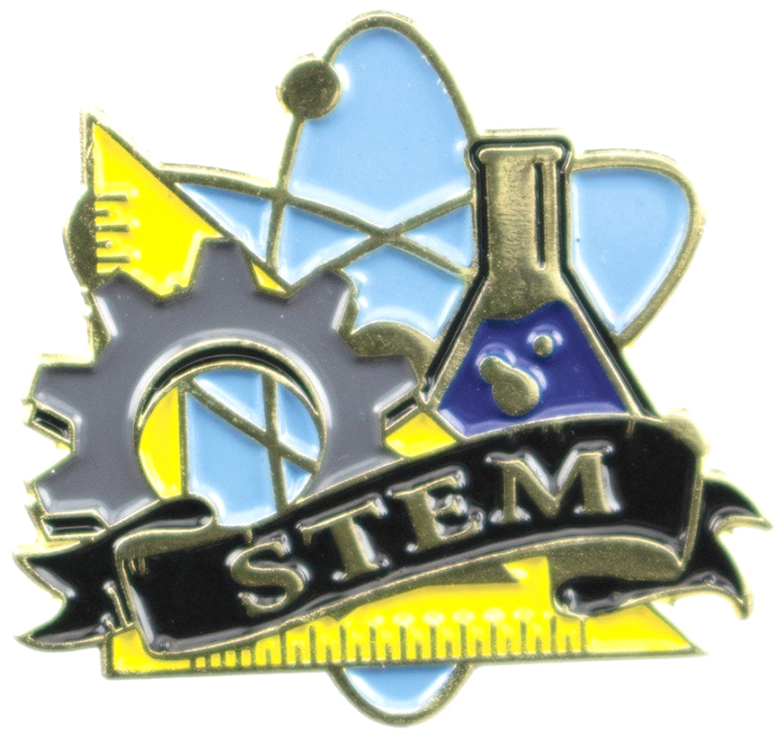 STEM Academic Lapel Torch Pin [LPSE215]