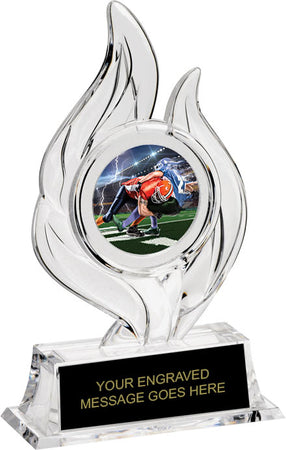 Krystal Flame Insert Trophy [KRSFLM6-CLR]