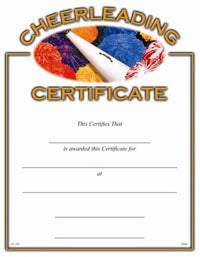 Sport Certificates: Cheerleading [SCTCH]