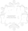 Santa Run Snowflake Colorix-M Acrylic Medal [MACR375-SNTRN-Q]