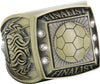 Finalist Championship Ring with Activity Insert-Soccer Gold [RGSJ-G-FIN-SC]