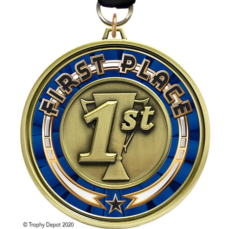 3" Eclipse Insert Medal - 1st Place - TD Exclusive! [MEL1-1ST]