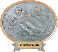 Skiing Sport Legend Ovals - Male [SLO8-SKIM]