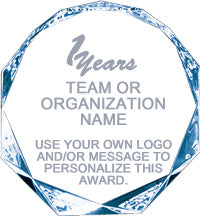 Acrylic Octagon Award [A60-S]