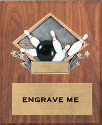 Bowling Color Diamond Plaque [P9RCD75-BW]