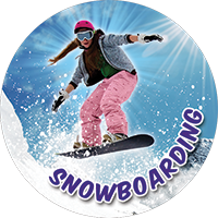 Snowboarding - Female Insert [TD-3899]