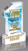 Acrylic Full Color Number One Award- 5 inch [ANUM1-5-FC-Q]