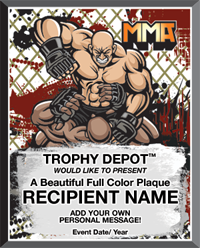 Mixed Martial Arts Graphix Plaque [PGFX1215-MMA]