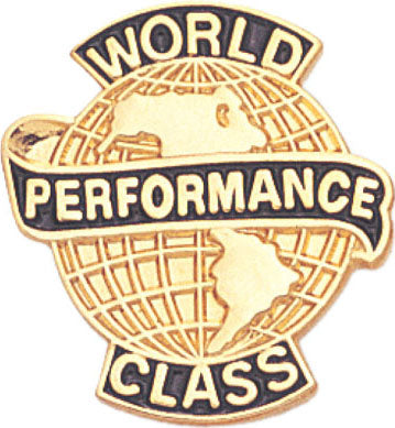 World Class Performer Enameled Pin [PCM-EMP-410]