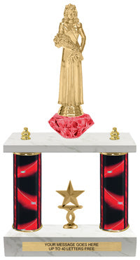 Two-Post Diamond Riser Trophy [TDR2P15]