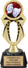 Black Gold Color Insert Trophy on Synthetic Regal Base [TRGi-J29]