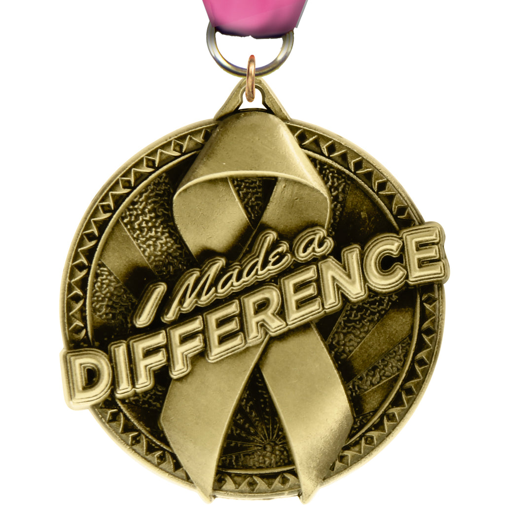 2" I Made a Difference Ultra-Impact 3-D Medal [MDTD2-IMAD]