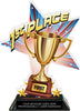 1st Place Shattered Star Colorix Acrylic Trophy- 8.5 inch [TACR85-STR-1ST-Q]