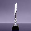 Optical Crystal Diamond on Black Base - 8.5 inch [CAW8BLK-X]