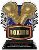 Metallic Boxing Colorix-T Acrylic Trophy - 6.25 inch [TACR6-BX2-Q]