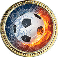 Soccer Round Insert Pin [P78RI-SC2]