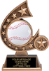 Baseball Comet Resin Trophies [RCOM5-BS]