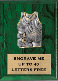 Basketball Sport Jersey Plaque [PSJ68-BK]