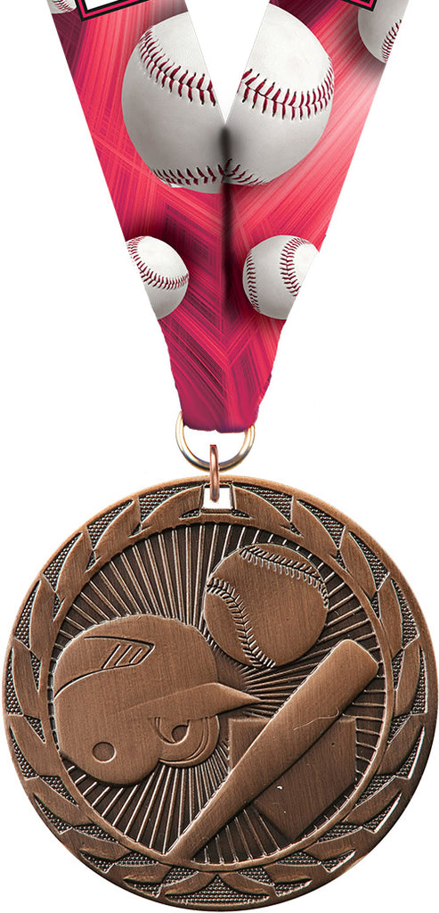 Baseball FE Iron Medal- Bronze [MCFE-BS-B]