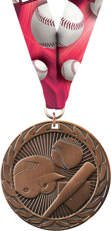Baseball FE Iron Medal- Bronze [MCFE-BS-B]