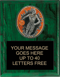 Basketball Female Sport Blasters Plaque [PSB68-BKF]