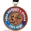 Custom 3 inch Eclipse Insert Medal - 3rd Place [MXEL1-3RD]