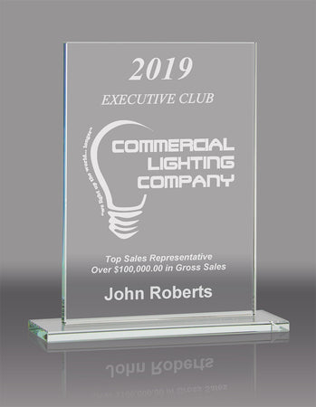 Rectangle Jade Crystal- 8.5 inch [GJM511]