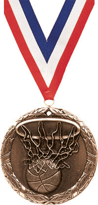Basketball M2CX Medal- Bronze [M2CX-BK-B]
