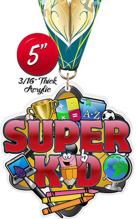 Super Kid Colorix-M Acrylic Medal [MACR5-KN-SPRKD-Q]