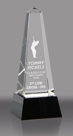 Empire Monolith Crystal Award - 8 inch [CF30-8-X]