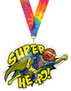 Exclusive Lacrosse Male Super Hero 5-Inch Colorix-M Acrylic Medal [MACR5-SH-LAXM-Q]