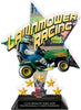 Lawnmower Racing Shattered Star Colorix Acrylic Trophy- 8.5 inch [TACR85-STR-LWNRC-Q]