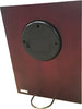 Cherry Finish Clock with Three-Hand Movement Wall Mount or Shelf Stand [TWC1014]