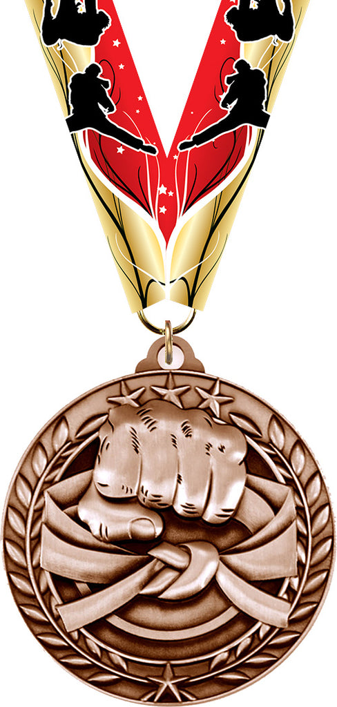 Martial Arts Dimensional Medal- Bronze [MSW2-MA-B]