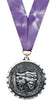 Drama Diecast Medal with Diamond Cut Border- Silver [MM2DC-DR-S]