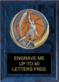 Basketball Motion Extreme Color Plaques- Male
