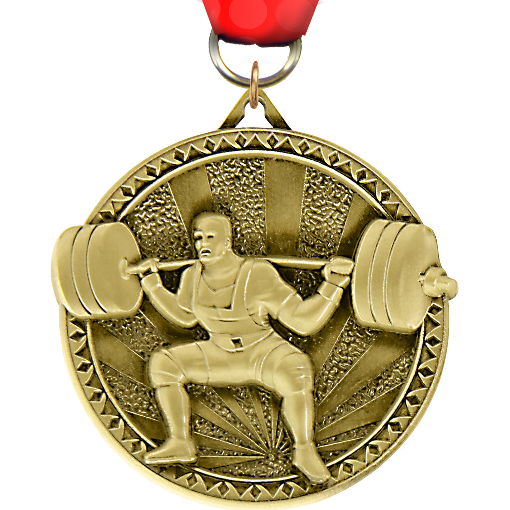 2" Weightlifting Ultra-Impact 3-D Medal [MDTD2-WL]