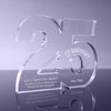 25 Acrylic Award - 6.5 x 8 x 1 inch Thick [ATNMNB-25-6-Q]