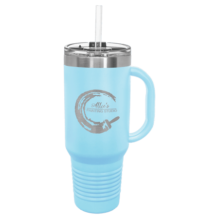 Polar Camel 40 oz. Travel Mug with Handle - Light Blue [TJPC74-LTBLU]