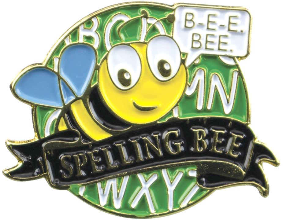Spelling Bee Academic Lapel Torch Pin [LPSE203]