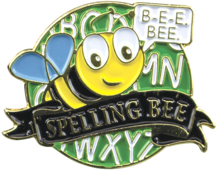 Spelling Bee Academic Lapel Torch Pin [LPSE203]