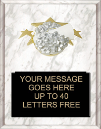 Cheer Triple Star Plaque [PTS79-CH]
